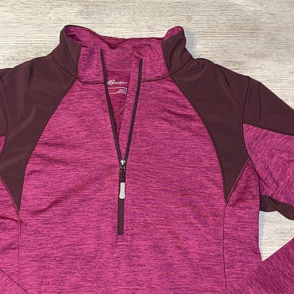 EUC Eddie Bauer Magenta Pink Athletic Pullover Size Large - Picture 2 of 6
